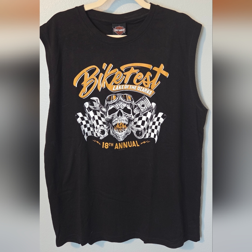 Harley-Davidson Bike Fest Lake of the Ozarks Sleeveless Tee Large